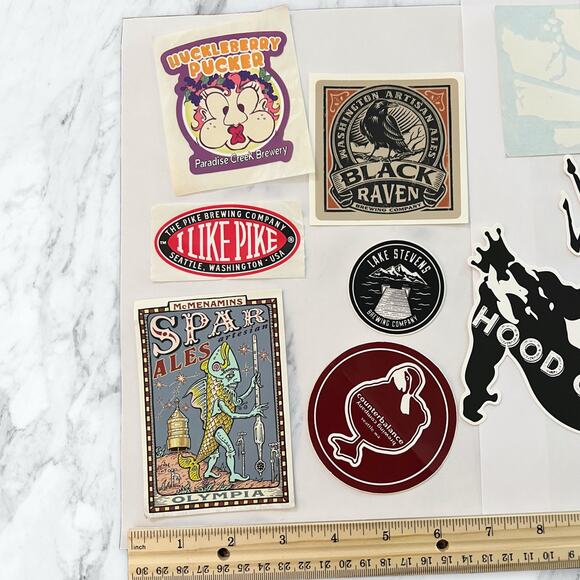 Sticker Lot of 16 PNW Washington WA Portland OR BC stickers - Picture 2 of 4
